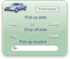 download Car Rental Widget mac