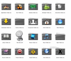 download Glass Folder Icons