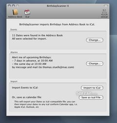 download BirthdayScanner mac