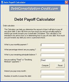 download Debt Settlement Calculator