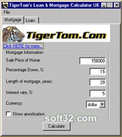 download TigerTom's Loan & Mortgage Calculator UK