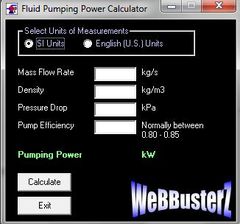 download Pumping Power Calculator