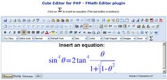 download fMath Editor - Cute Editor Plugin