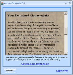 download Personality tests package