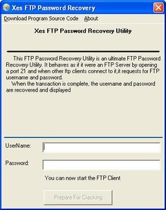 download Xes FTP Password Recovery