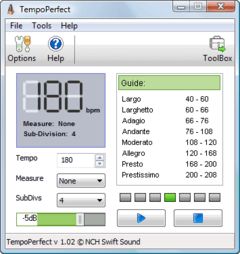 download TempoPerfect Computer Metronome