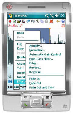 download Wavepad Audio Editor for Pocket PC