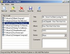 download Simple MP3 Tag Editor