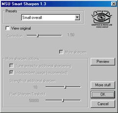 download MSU Smart Sharpen for VirtualDub Video plugin