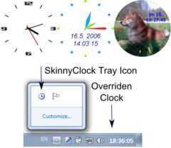 download Skinny Clock