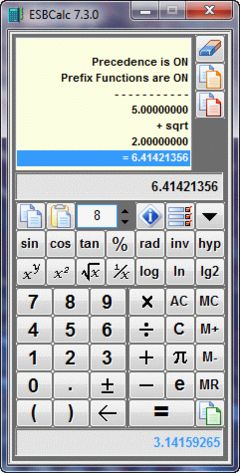 download ESBCalc - Freeware Calculator