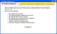 download PC Registry Diagnosis Tool