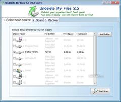 download Undelete My Files for FAT