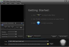 download Free PSP Video Converter Factory
