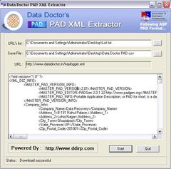 download PAD Information Extraction Utility