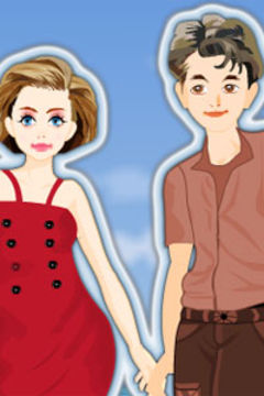 download Beach Couple Dress Up Game