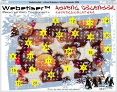 download Webetiser(tm) Advent Calendar 2004