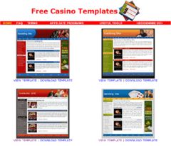 download Free Casino Templates