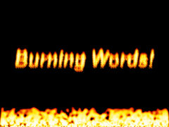 download Burning Words Screensaver