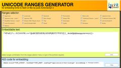 download Unicode range generator
