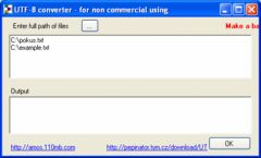 download UTF-8 batch converter