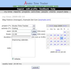 download Anuko Time Tracker