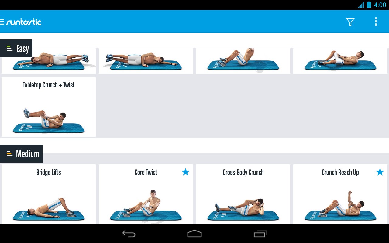 Runtastic Six Pack Abs Workout app for Android Download : Free Android Apps