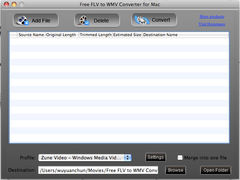 download Free FLV to WMV Converter for Mac mac