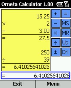 download Orneta Calculator for Smartphone 2002