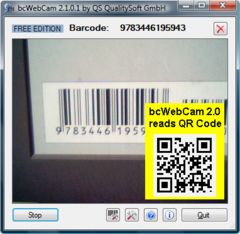 download bcWebCam Read Barcode with Web Cam