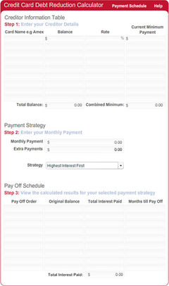 download Debt Repayment Calculator for websites