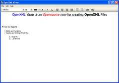 download OpenXML Writer