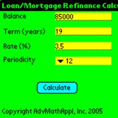 download Loan/Mortgage Refinance Calculator