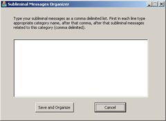 download Subliminal Messages Organizer
