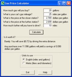 download Gas Price Calculator