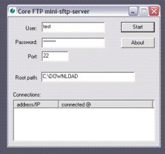 download Core FTP Mini SFTP Server
