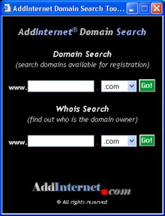 download AddInternet Domain Search