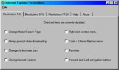 download IE Restrictions