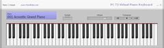 download PC 73 Virtual Piano Keyboard