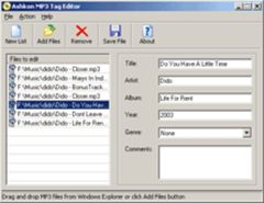 download Ashkon MP3 Tag Editor