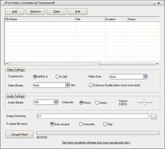 download Free iPod Video Converter by Topviewsoft