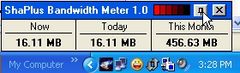 download ShaPlus Bandwidth Meter