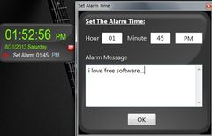 download Mini Desktop Digital Alarm Clock