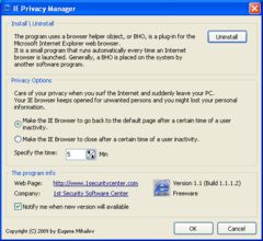 download IE Privacy Manager
