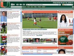 download Miami Hurricanes IE Browser Theme