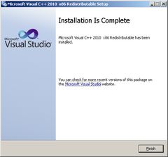 download Microsoft Visual C++ 2010 Redistributable Package (x86)