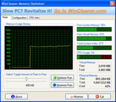 download WinCleaner Memory Optimizer