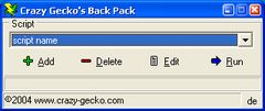 download Crazy Gecko's BackPack