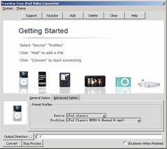 download FreeStar Free iPod Video Converter