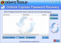 download SysInfoTools Outlook Express Password Recovery